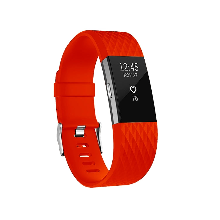 Diamond Pattern Adjustable Sport Watch Band for FITBIT Charge 2, Size: S, 10.5x8.5cm Diamond Pattern Adjustable Sport Watch Band for FITBIT Charge 2, Size: S, 10.5x8.5cm